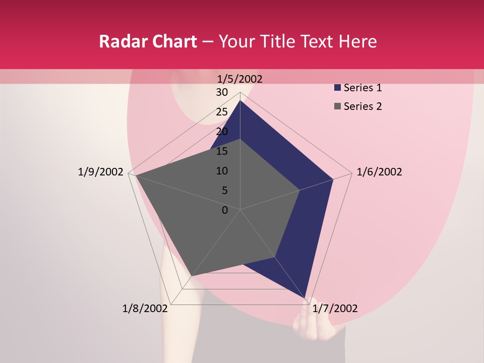 Copy Space Portrait Eyeshadow PowerPoint Template