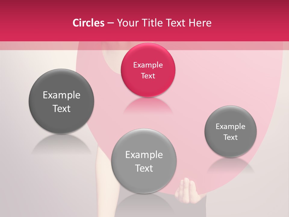 Copy Space Portrait Eyeshadow PowerPoint Template