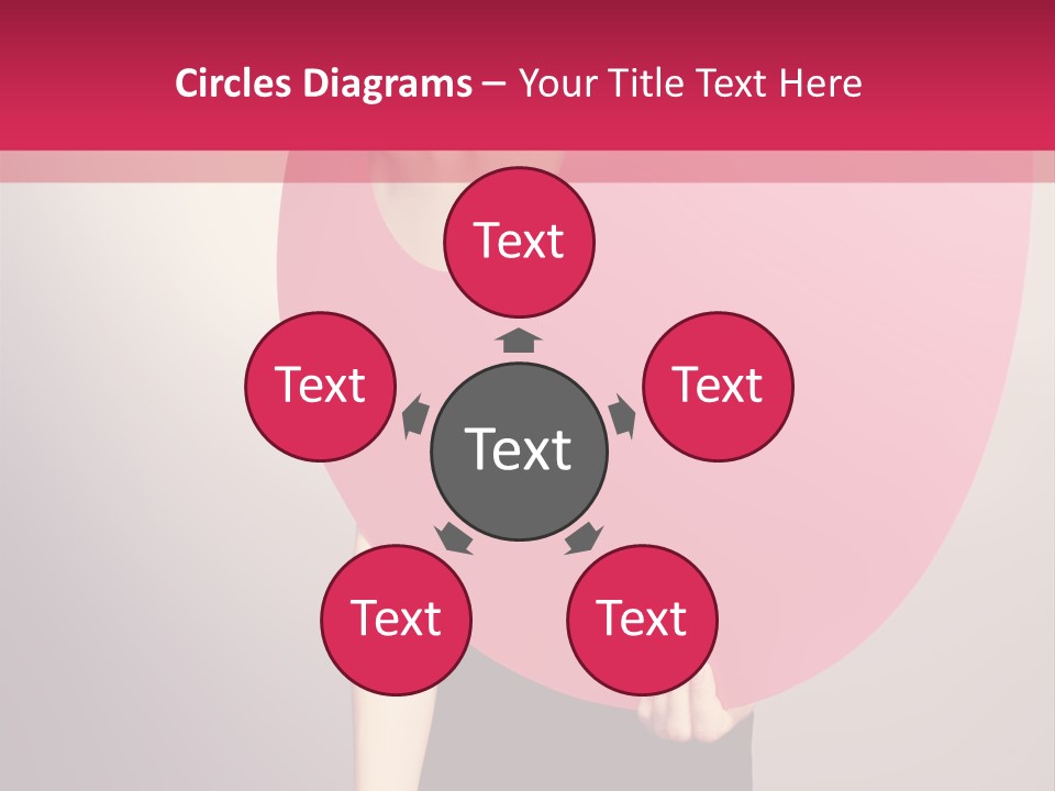 Copy Space Portrait Eyeshadow PowerPoint Template