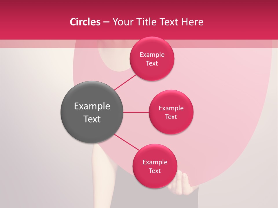 Copy Space Portrait Eyeshadow PowerPoint Template