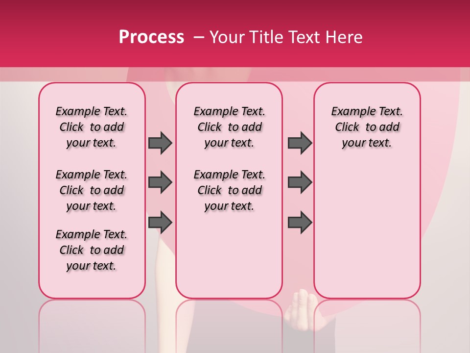 Copy Space Portrait Eyeshadow PowerPoint Template