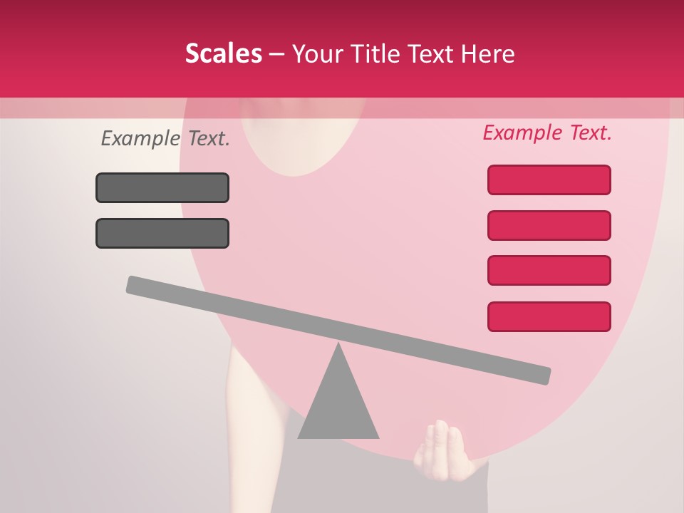 Copy Space Portrait Eyeshadow PowerPoint Template