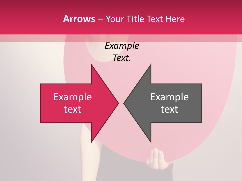 Copy Space Portrait Eyeshadow PowerPoint Template