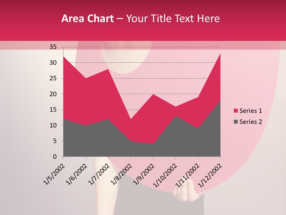 Copy Space Portrait Eyeshadow PowerPoint Template
