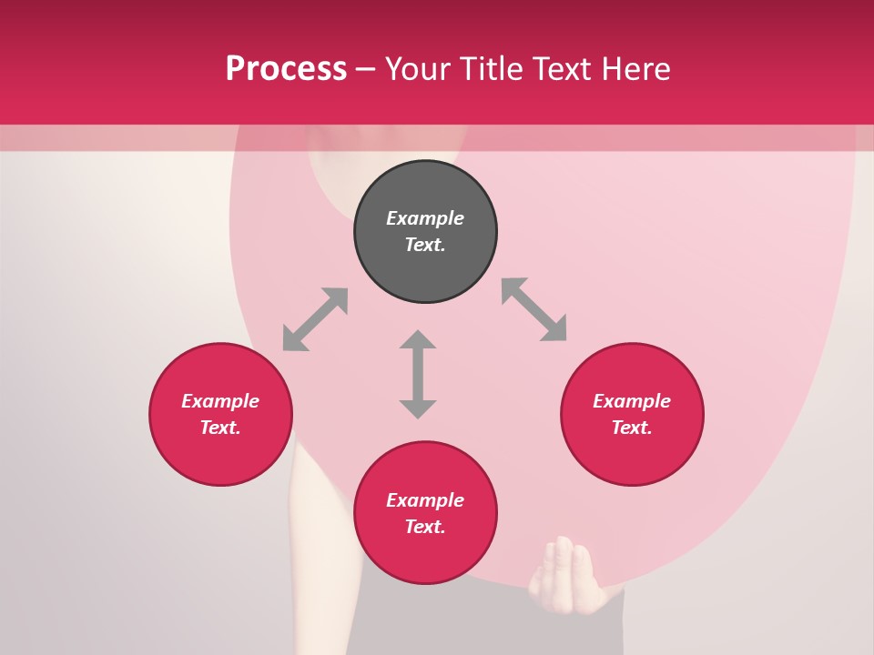 Copy Space Portrait Eyeshadow PowerPoint Template