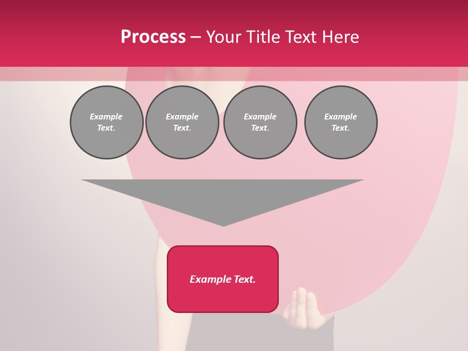 Copy Space Portrait Eyeshadow PowerPoint Template