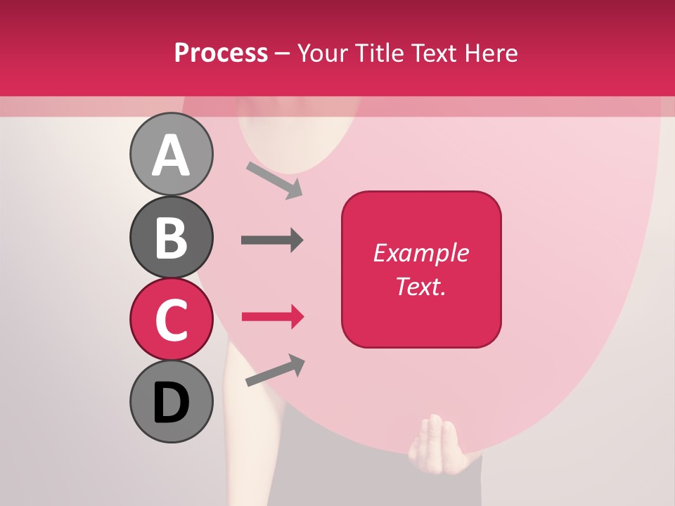 Copy Space Portrait Eyeshadow PowerPoint Template