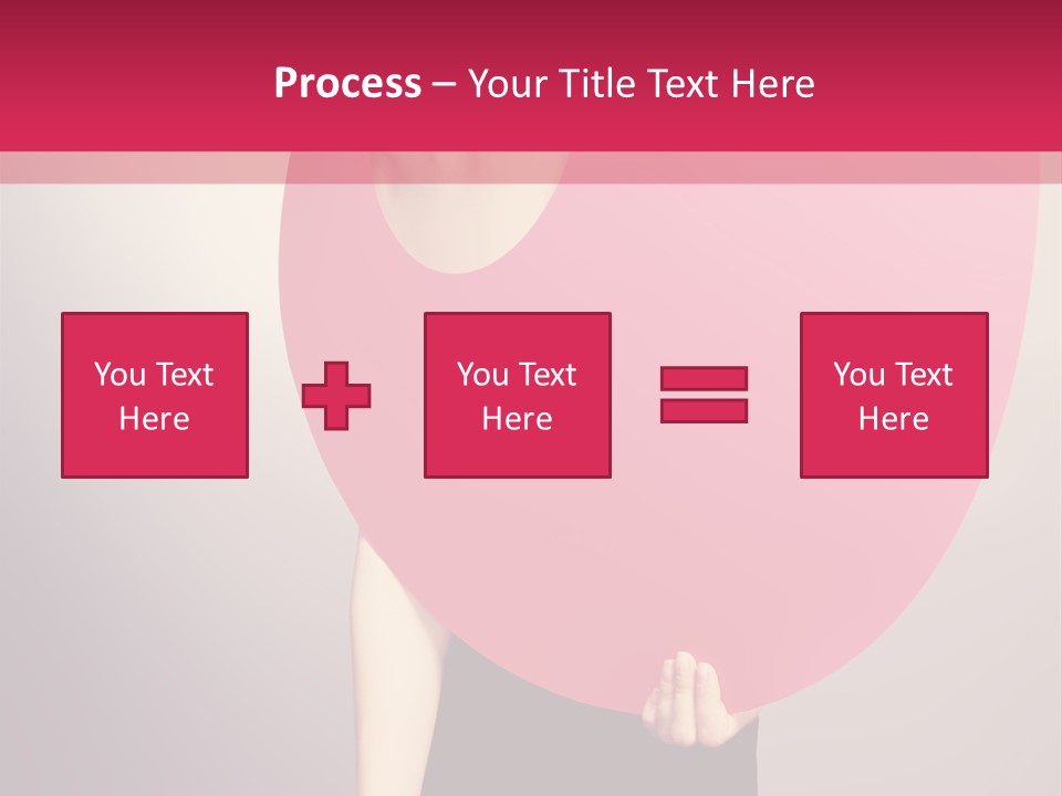 Copy Space Portrait Eyeshadow PowerPoint Template