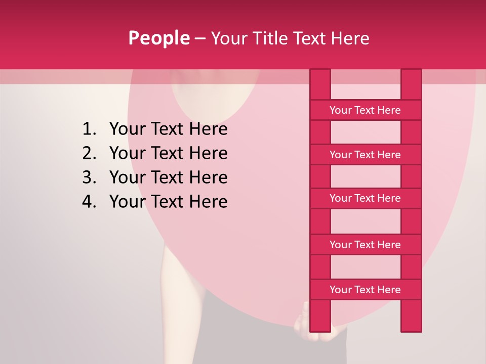 Copy Space Portrait Eyeshadow PowerPoint Template