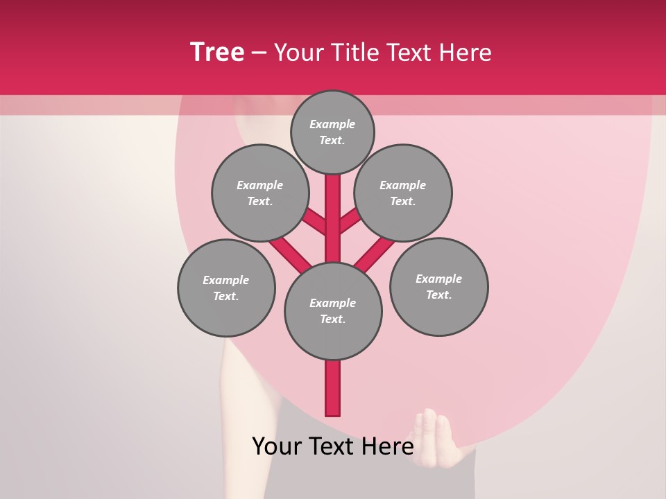 Copy Space Portrait Eyeshadow PowerPoint Template
