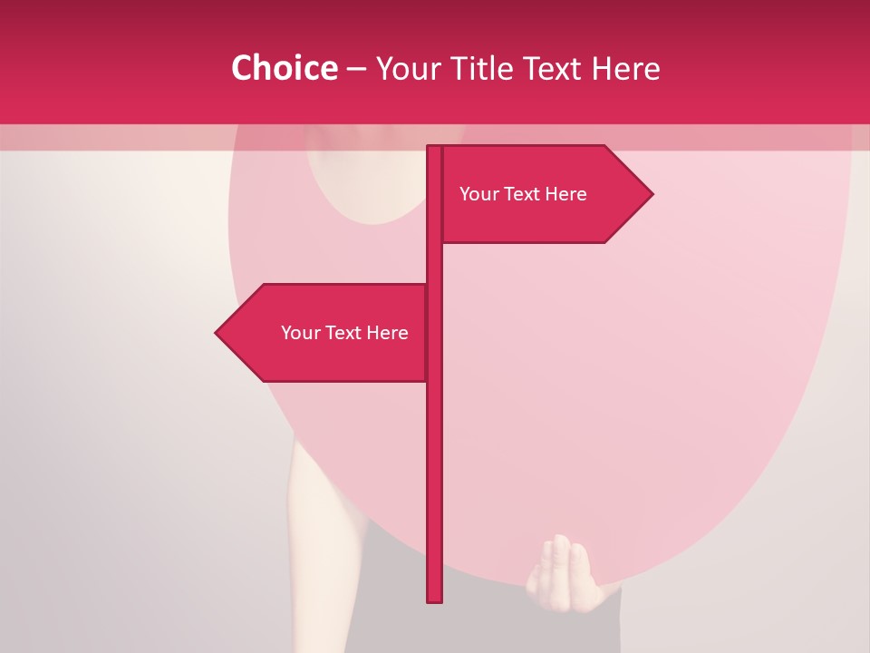 Copy Space Portrait Eyeshadow PowerPoint Template