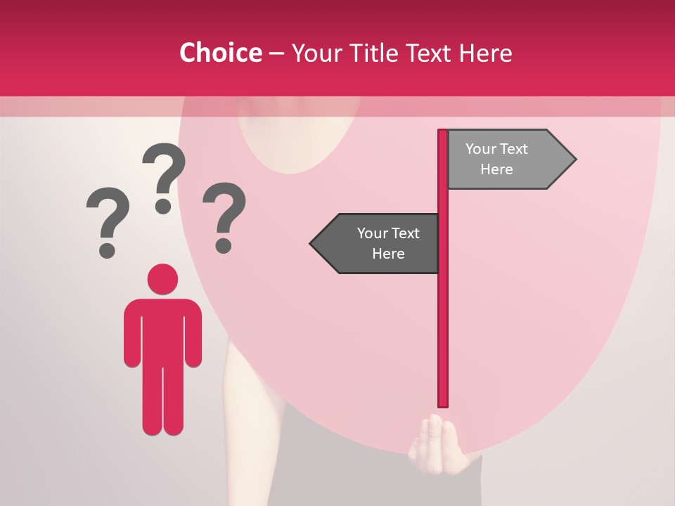 Copy Space Portrait Eyeshadow PowerPoint Template