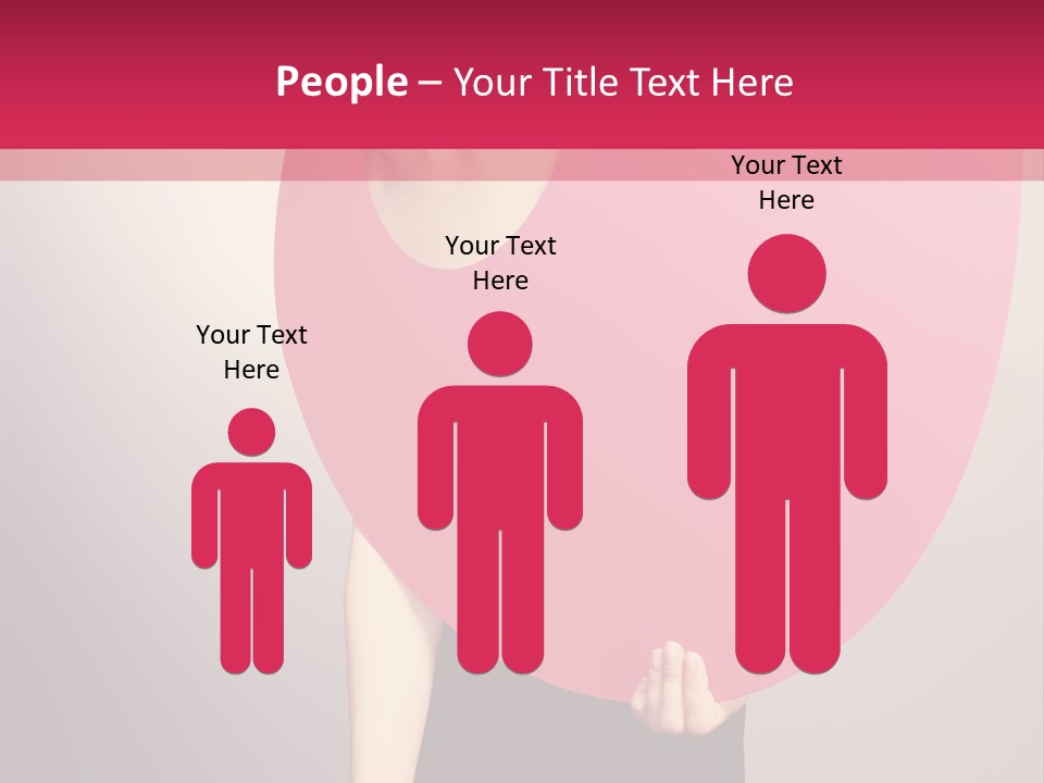 Copy Space Portrait Eyeshadow PowerPoint Template