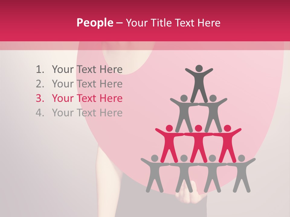 Copy Space Portrait Eyeshadow PowerPoint Template