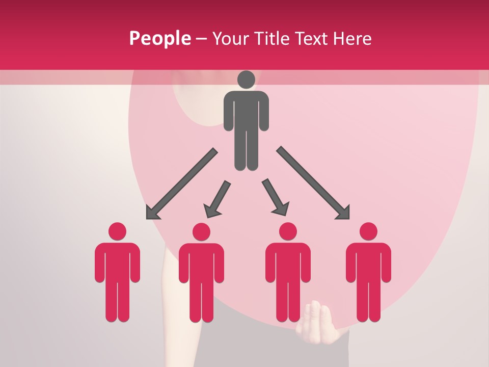 Copy Space Portrait Eyeshadow PowerPoint Template