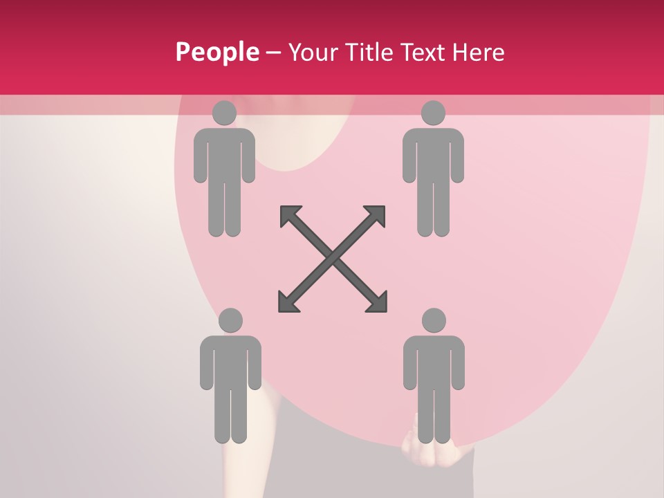 Copy Space Portrait Eyeshadow PowerPoint Template