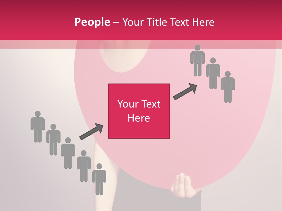 Copy Space Portrait Eyeshadow PowerPoint Template