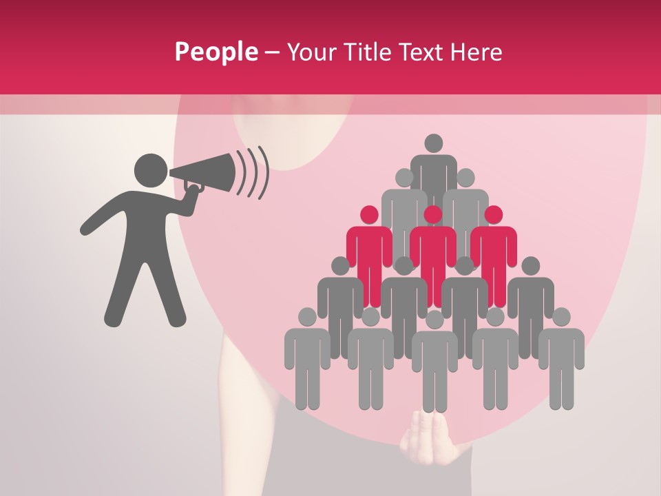 Copy Space Portrait Eyeshadow PowerPoint Template