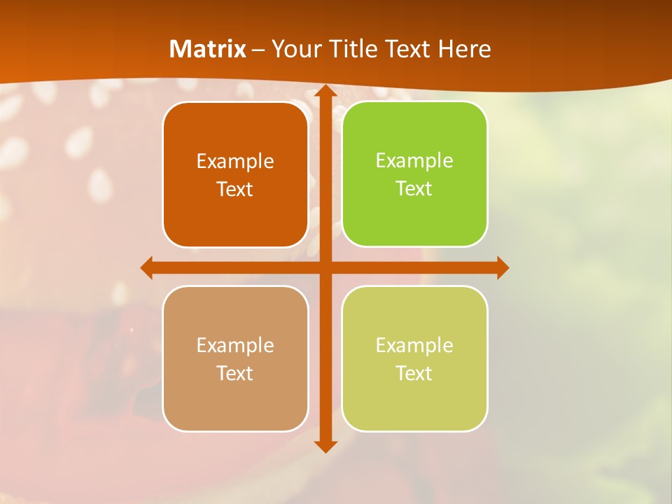 Lettuce Vegetable Red PowerPoint Template