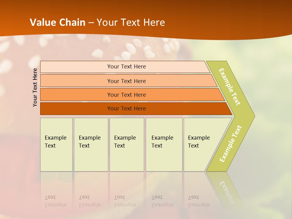 Lettuce Vegetable Red PowerPoint Template