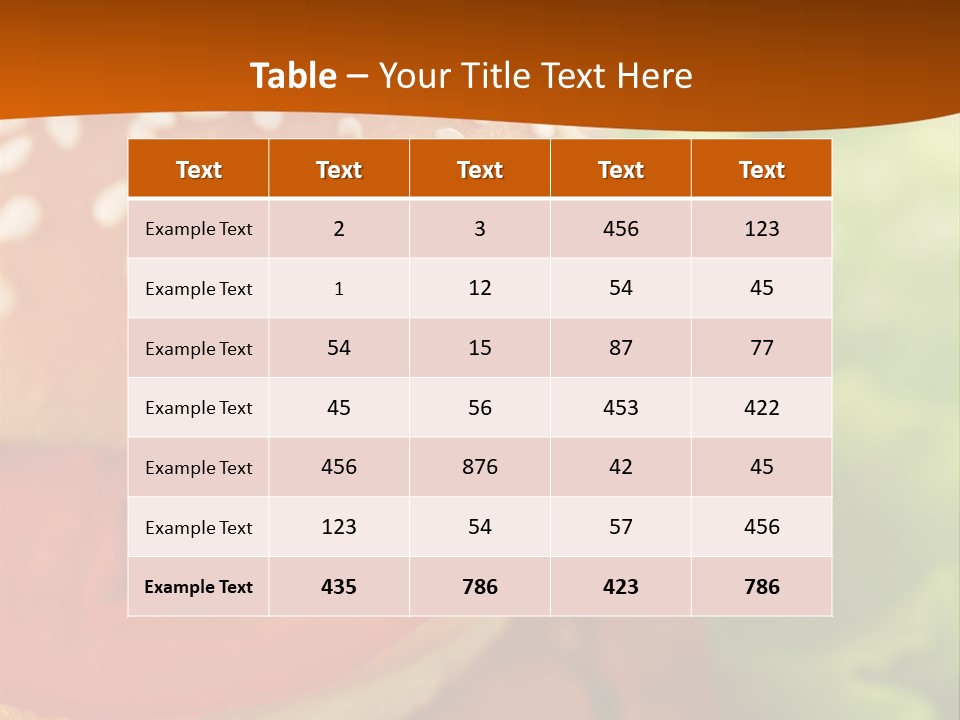 Lettuce Vegetable Red PowerPoint Template