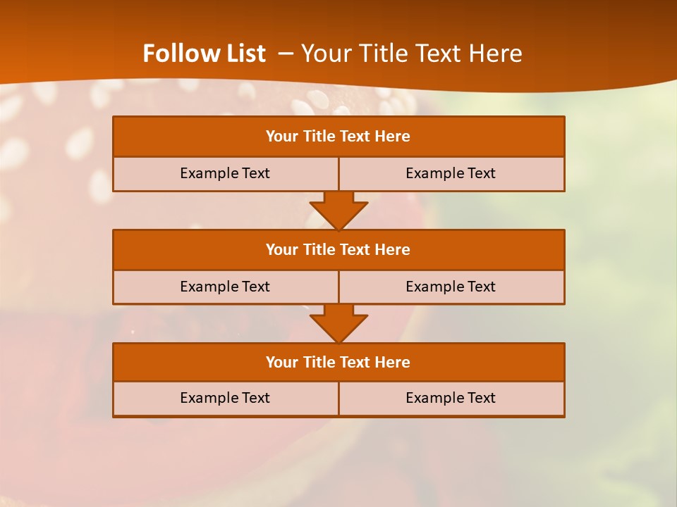 Lettuce Vegetable Red PowerPoint Template