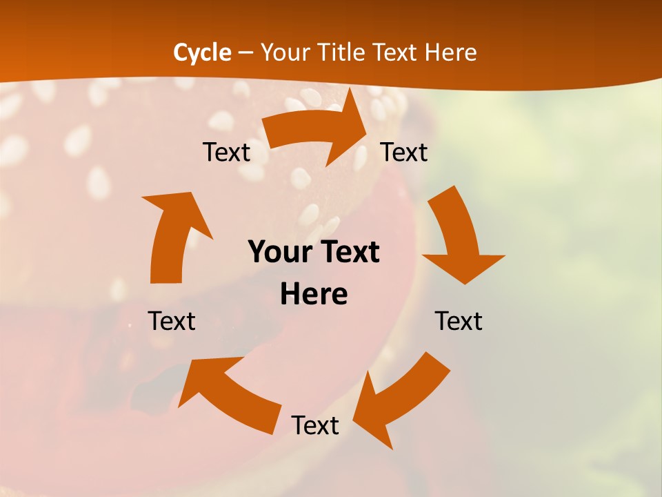 Lettuce Vegetable Red PowerPoint Template