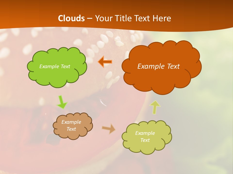 Lettuce Vegetable Red PowerPoint Template