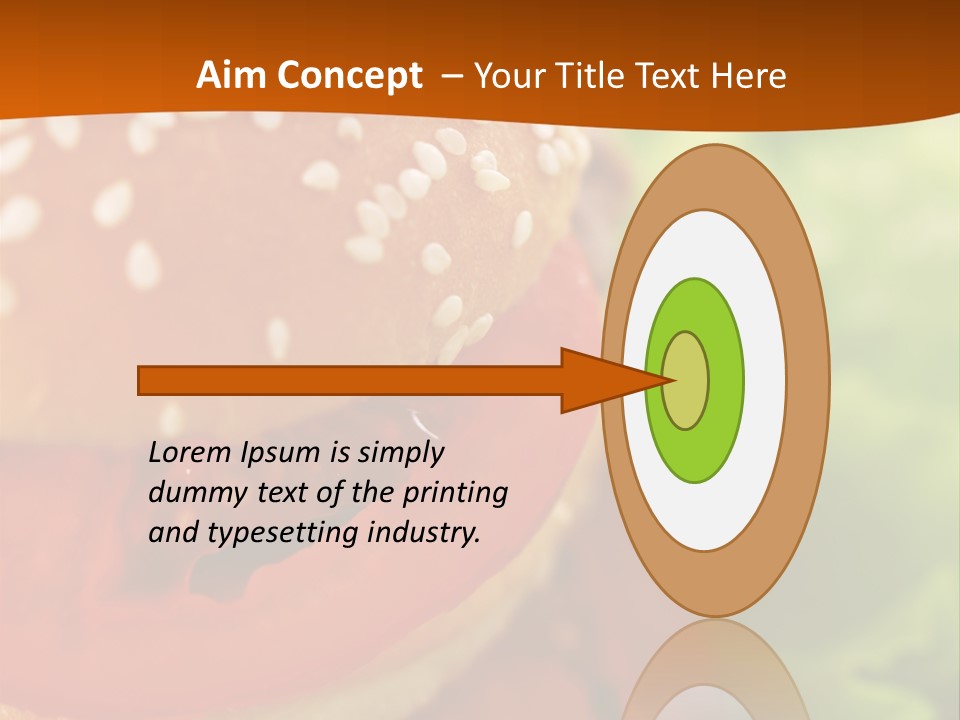 Lettuce Vegetable Red PowerPoint Template