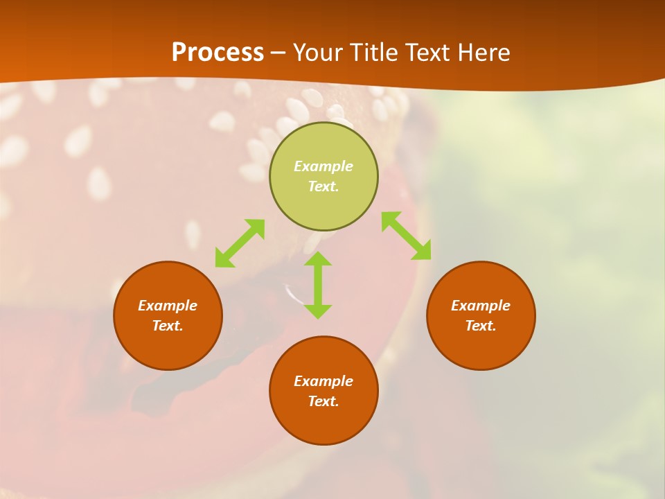 Lettuce Vegetable Red PowerPoint Template