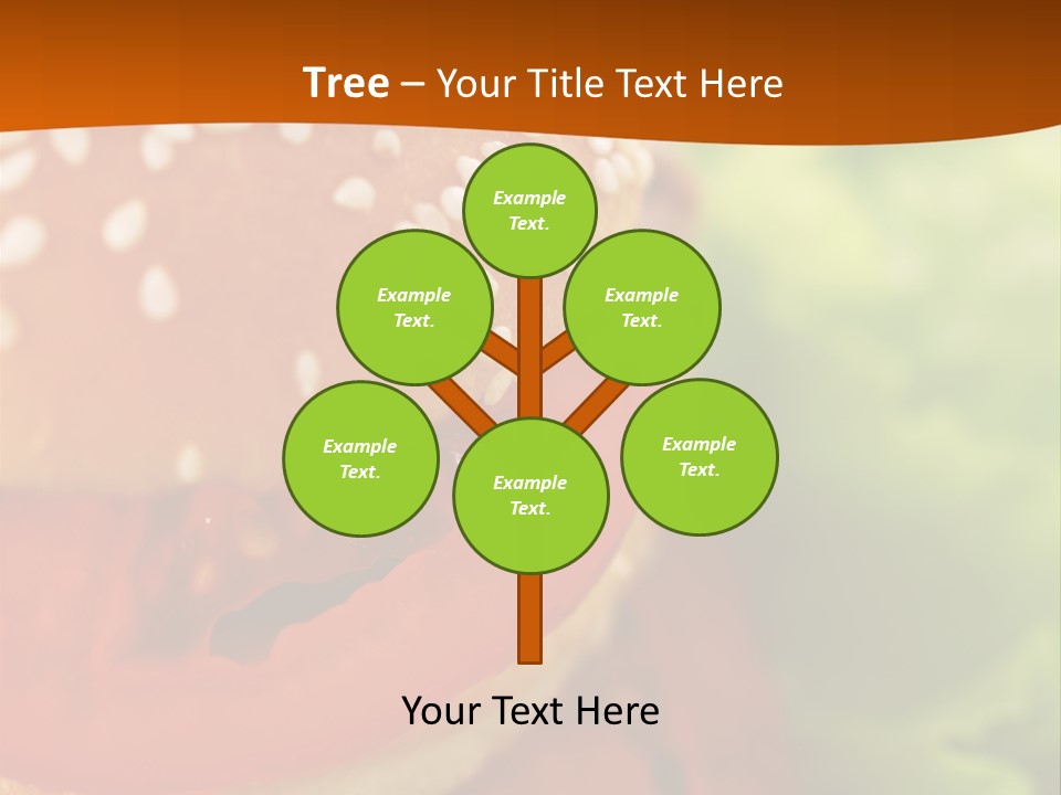 Lettuce Vegetable Red PowerPoint Template