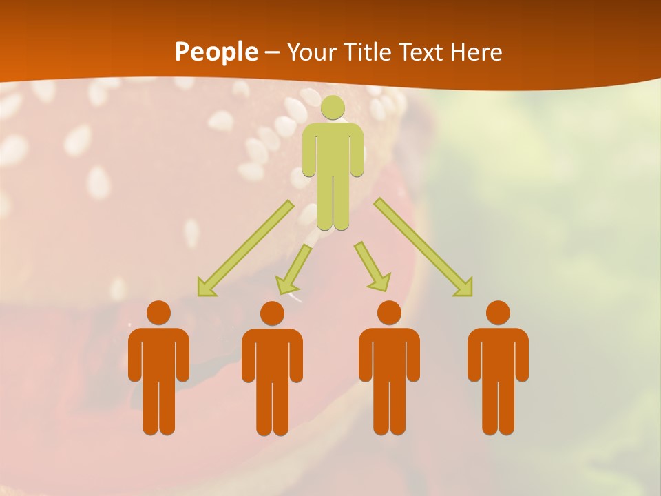 Lettuce Vegetable Red PowerPoint Template