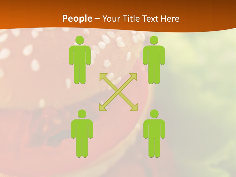 Lettuce Vegetable Red PowerPoint Template