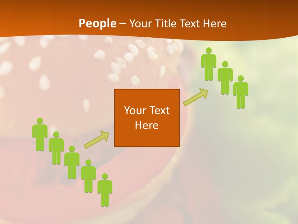 Lettuce Vegetable Red PowerPoint Template