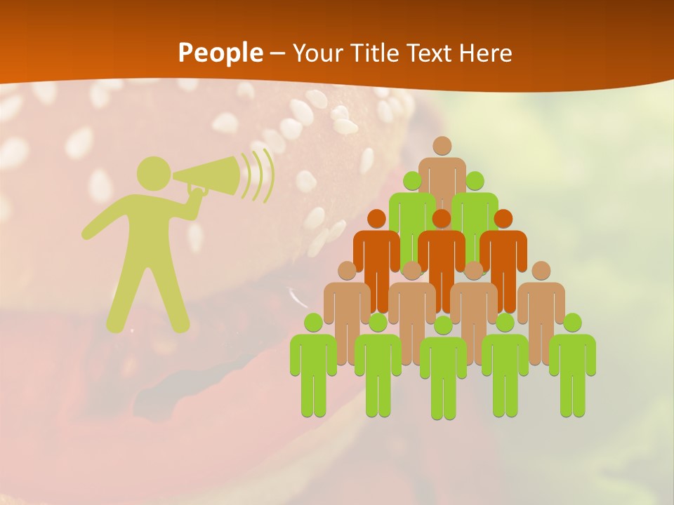 Lettuce Vegetable Red PowerPoint Template