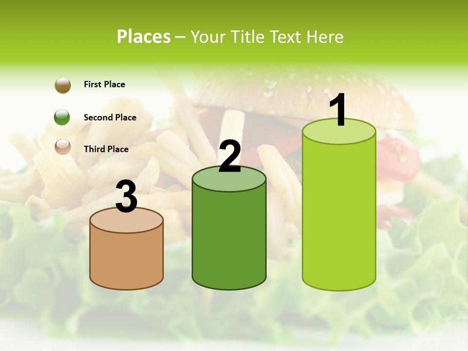 Tasty Salad Bread PowerPoint Template