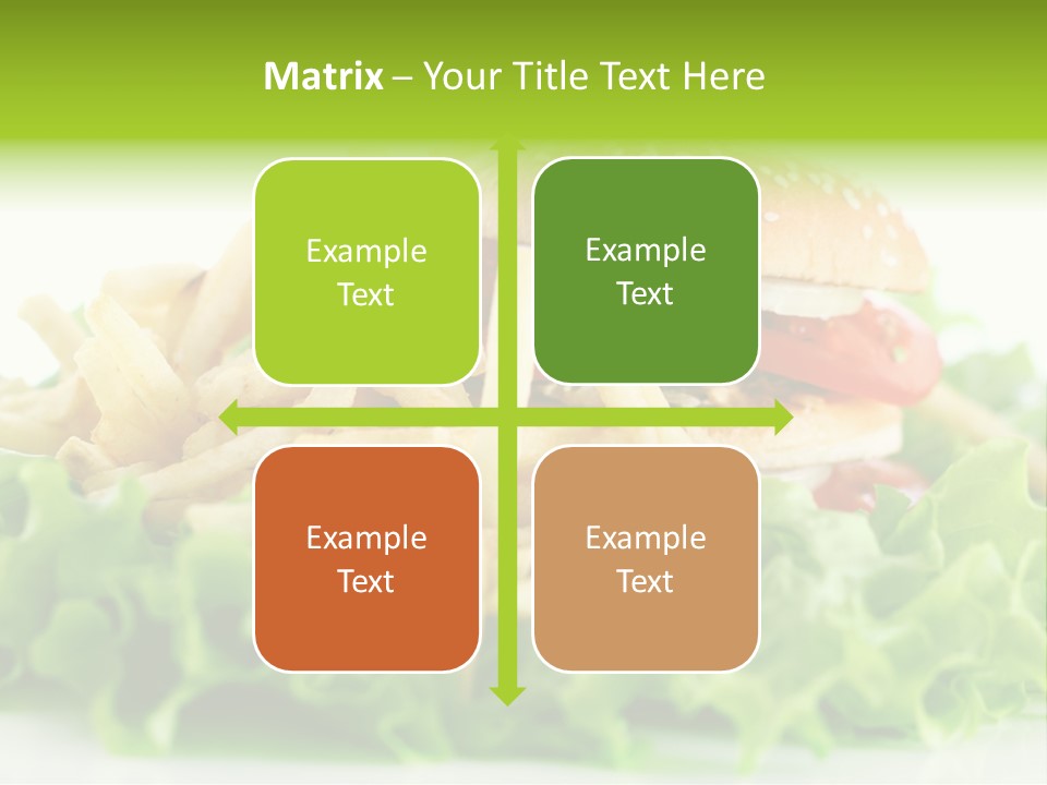 Tasty Salad Bread PowerPoint Template