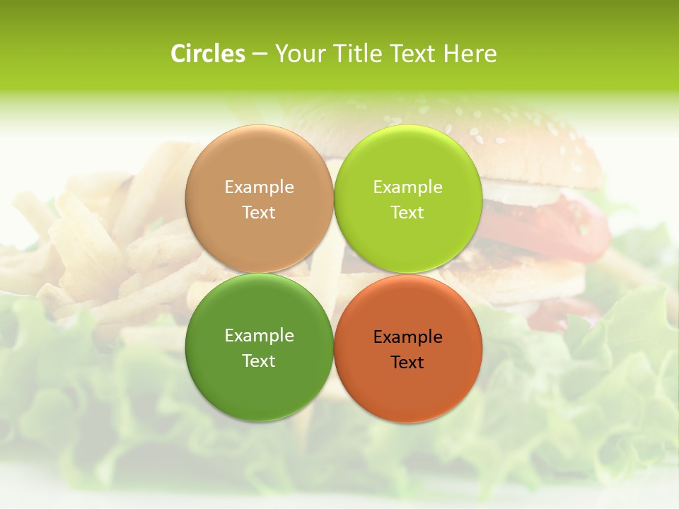 Tasty Salad Bread PowerPoint Template