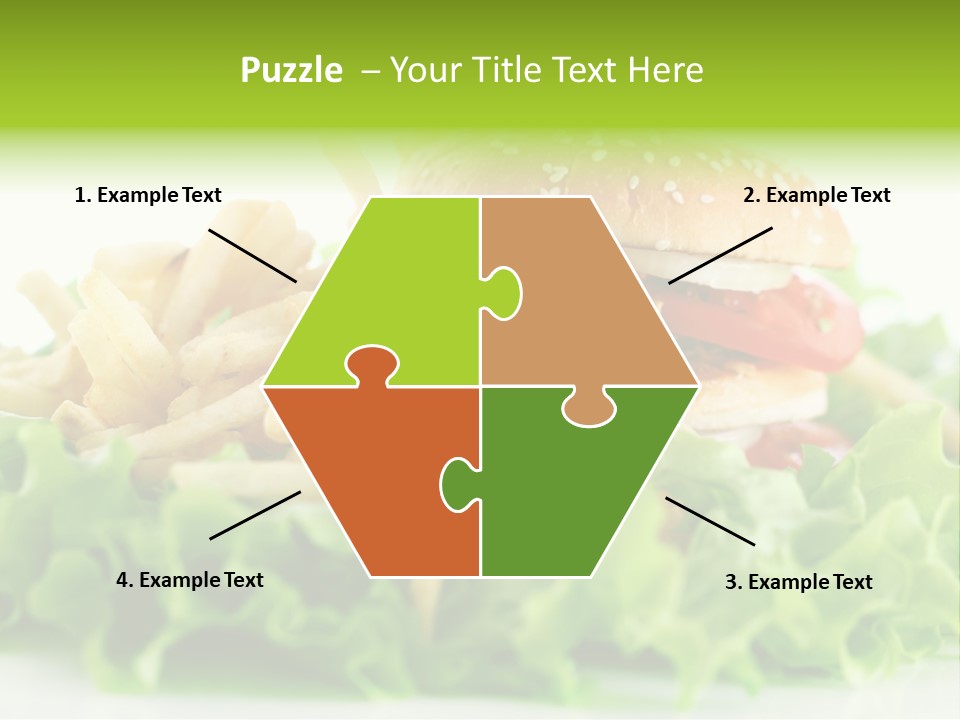 Tasty Salad Bread PowerPoint Template