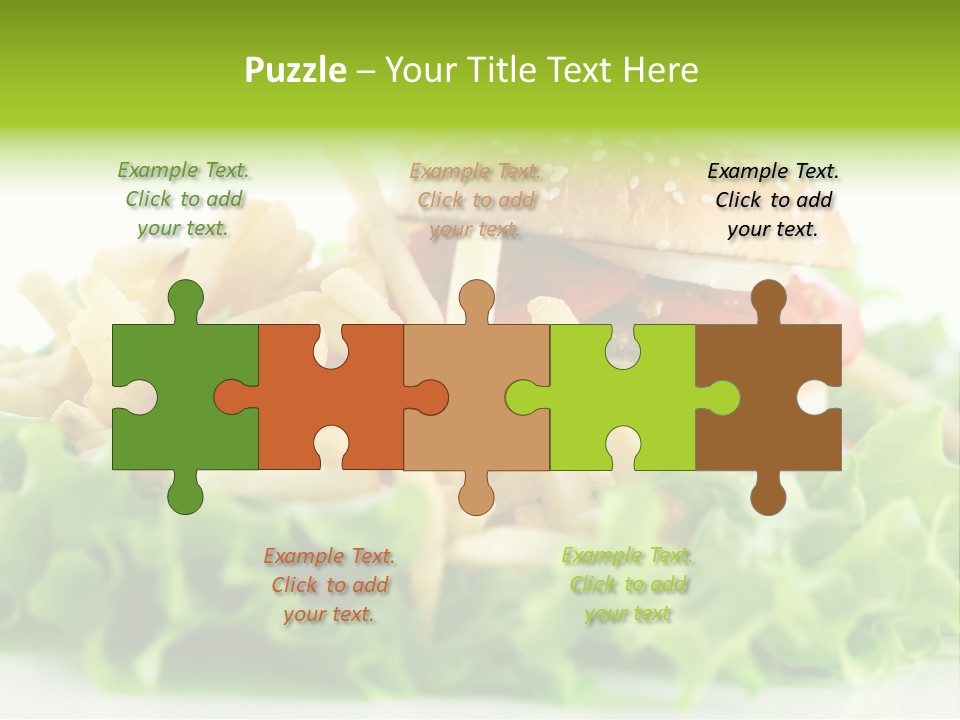 Tasty Salad Bread PowerPoint Template