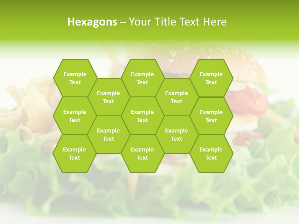 Tasty Salad Bread PowerPoint Template