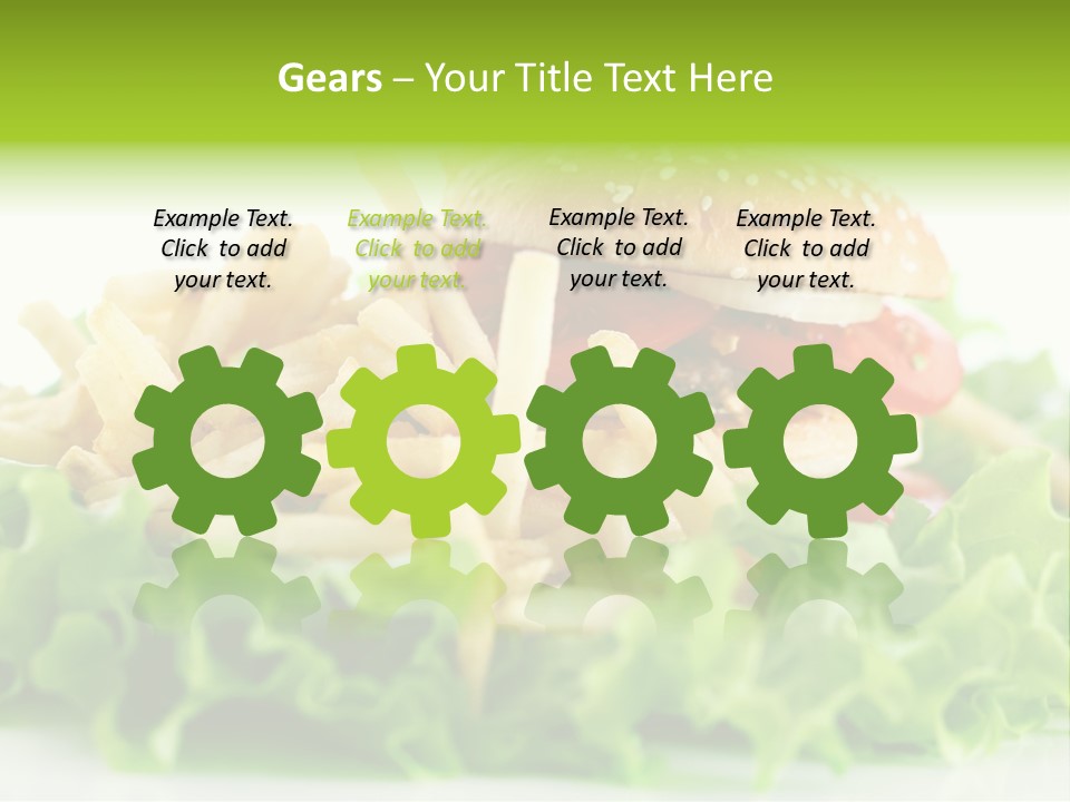 Tasty Salad Bread PowerPoint Template