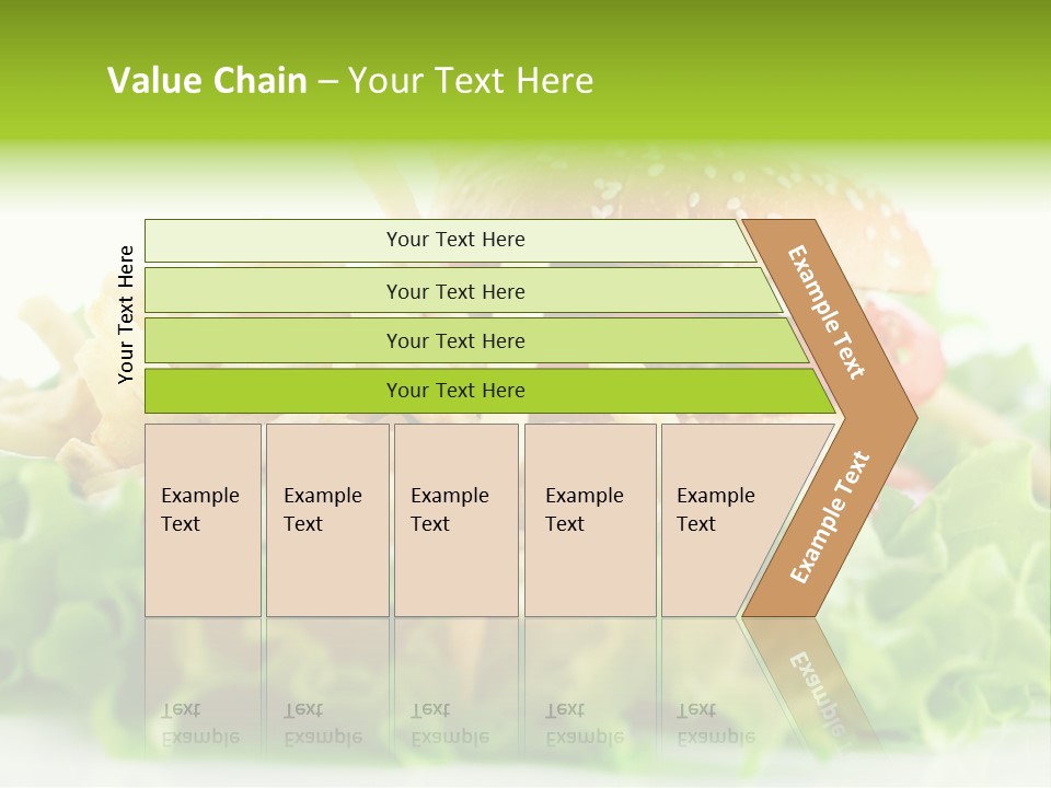 Tasty Salad Bread PowerPoint Template
