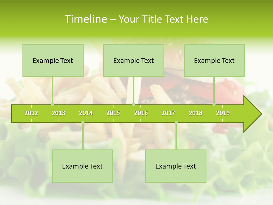 Tasty Salad Bread PowerPoint Template