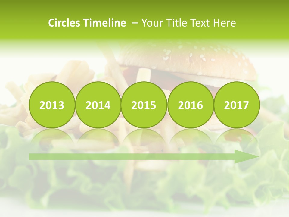 Tasty Salad Bread PowerPoint Template