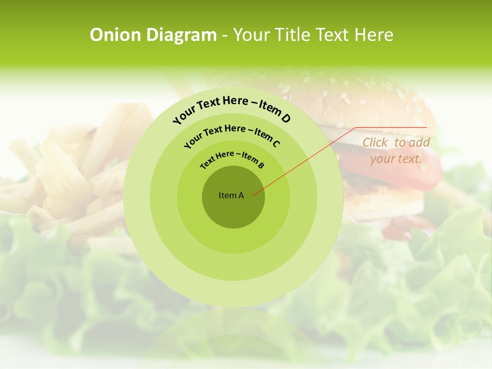 Tasty Salad Bread PowerPoint Template