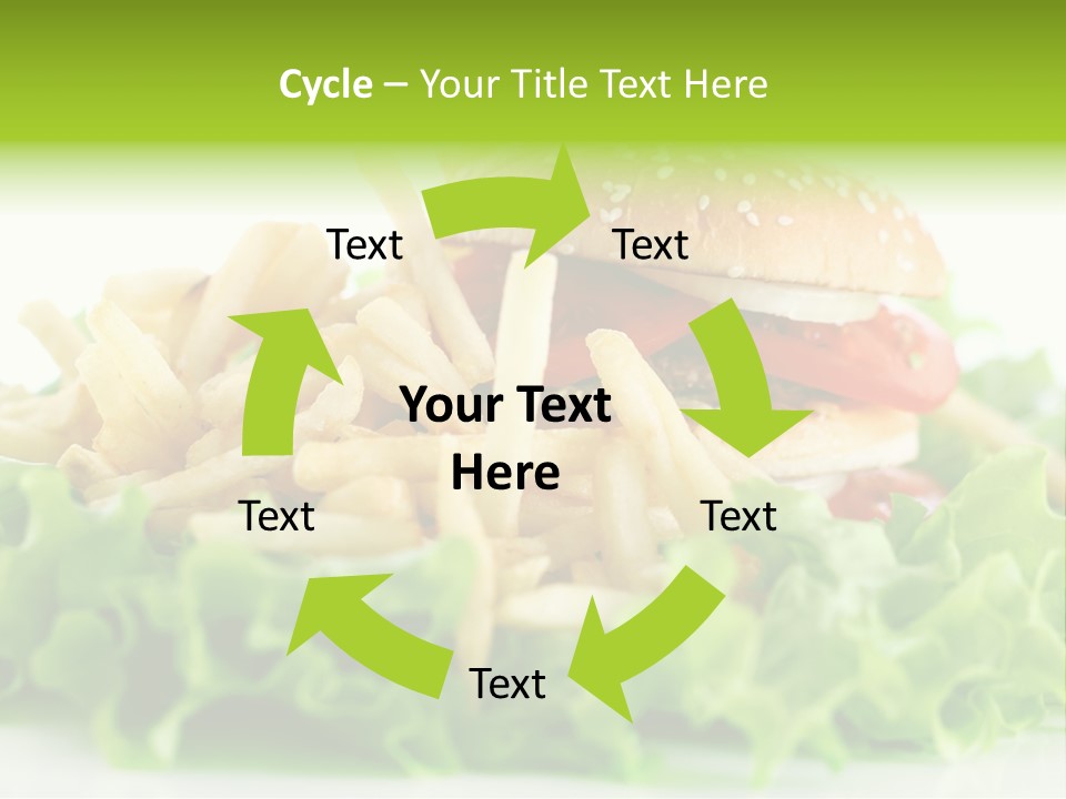 Tasty Salad Bread PowerPoint Template