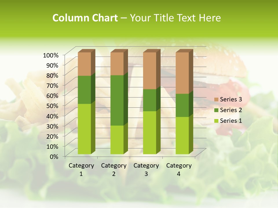 Tasty Salad Bread PowerPoint Template