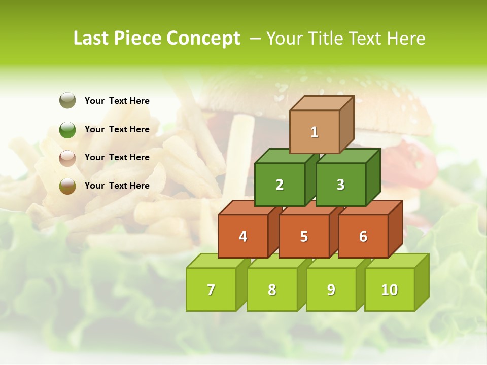 Tasty Salad Bread PowerPoint Template