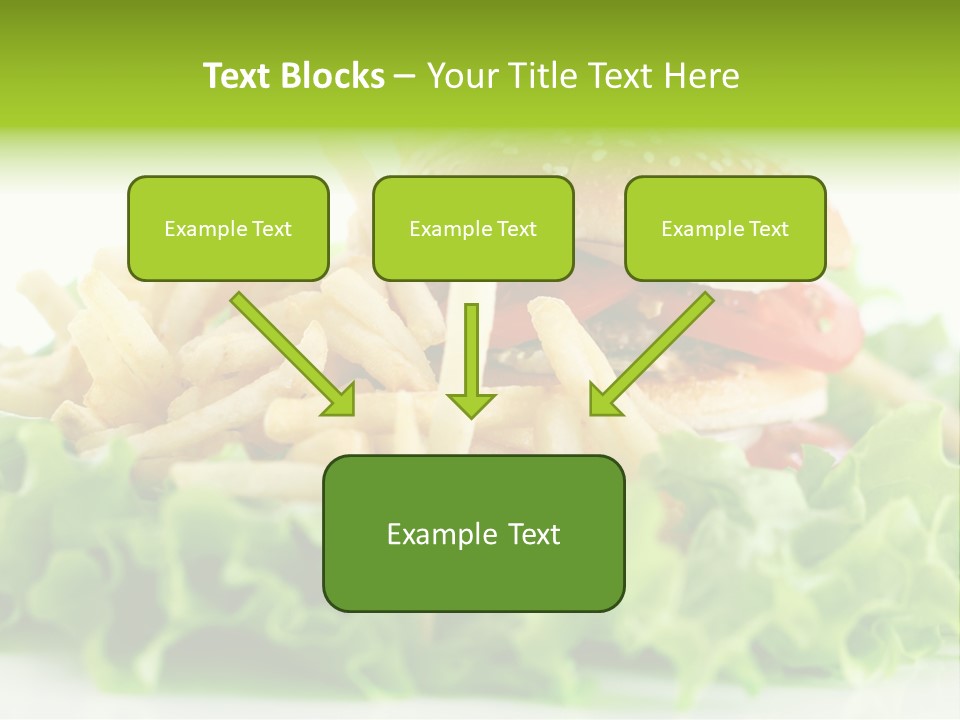 Tasty Salad Bread PowerPoint Template
